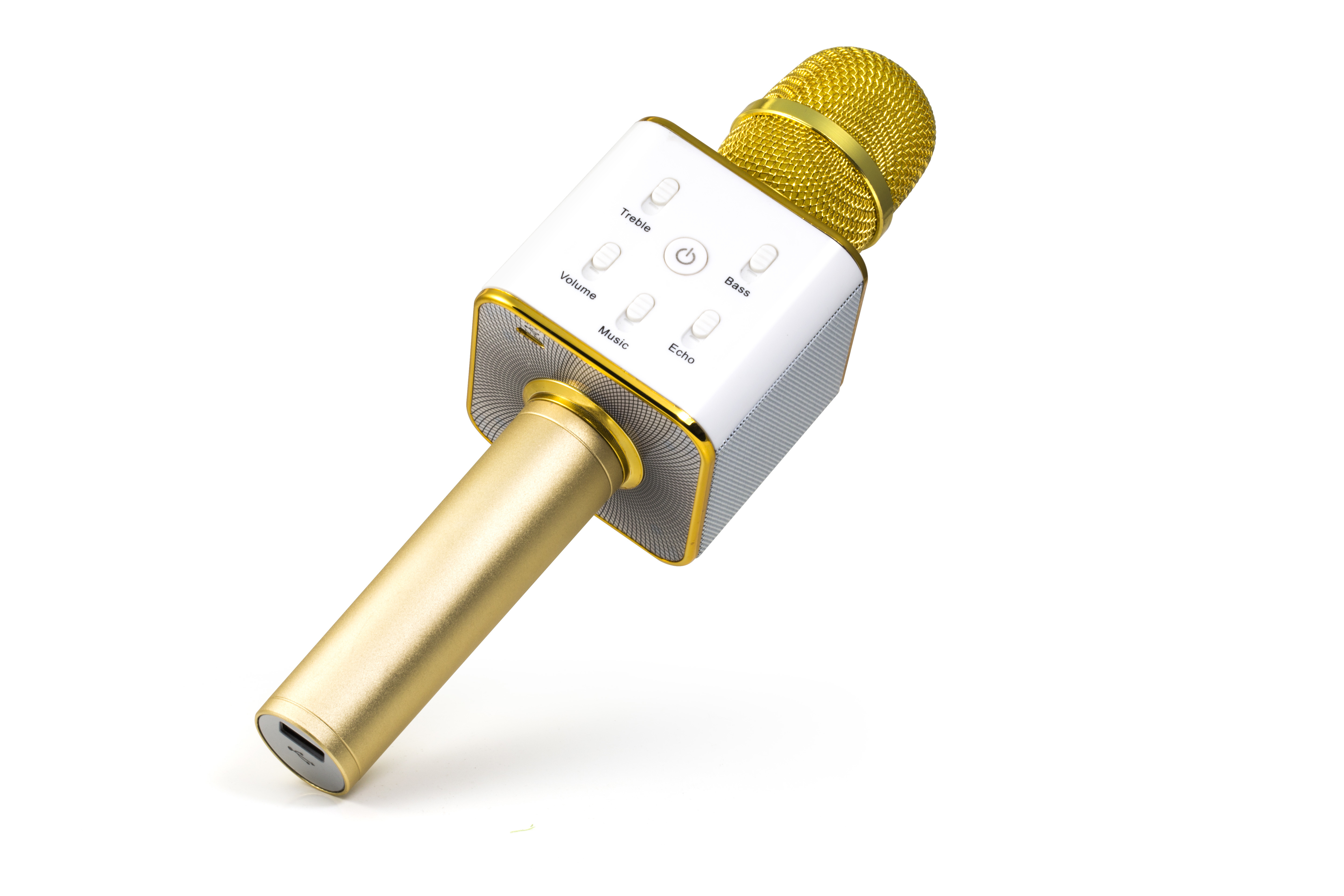 Technaxx MusicMan BT-X31 - Mikrofon - weiß, Gold