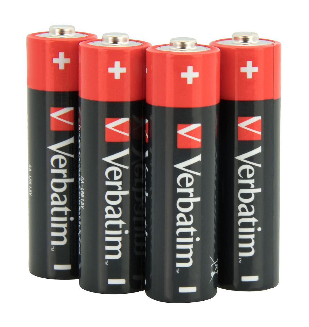 Verbatim Batterie 4 x AA-Typ - Alkalisch