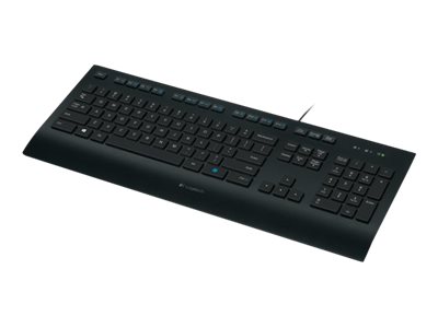 Logitech Corded K280e - Tastatur - USB - Französisch