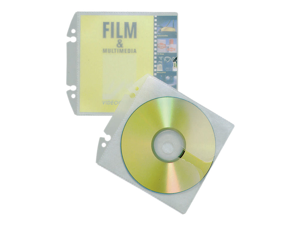Durable CD-Tasche - Kapazität: 1 CD/DVD (Packung mit 10)