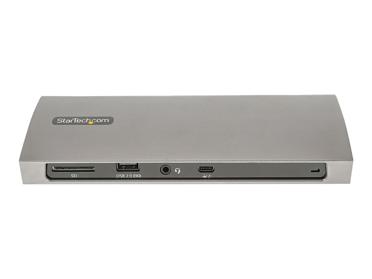 StarTech.com Thunderbolt 4 Dock, 96W Power Delivery, Single 8K/Dual Monitor 4K 60Hz, 3xTB4/USB4 ports, 4xUSB-A, SD, GbE, Thunderbolt 4 Docking Station for Windows or TB3 MacBook, 0.8m
