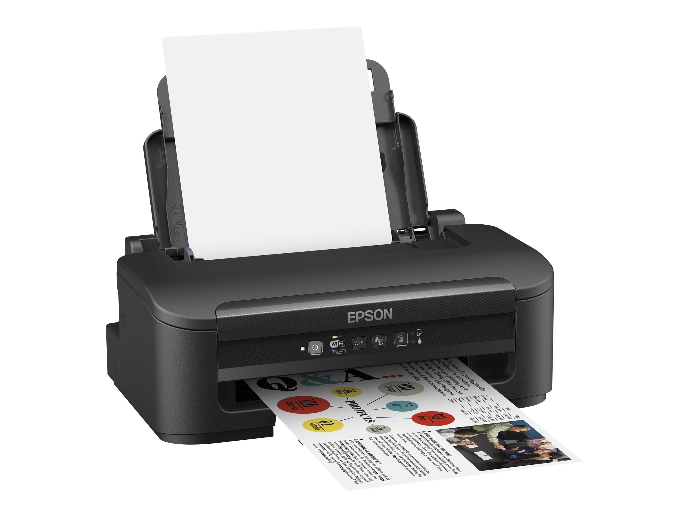 Epson WorkForce WF-2010W - Drucker - Farbe - Tintenstrahl - A4/Legal - 5760 x 1440 dpi - bis zu 9 Seiten/Min. (einfarbig)/