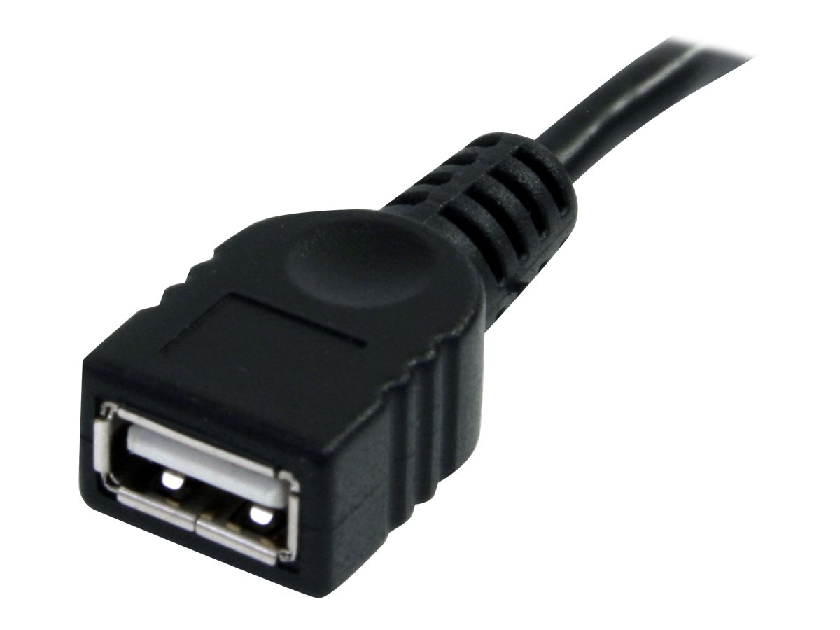 StarTech.com USB 2.0 Verlängerung 90cm - USB-A Verlängerungskabel Stecker auf Buchse - Schwarz - USB-Verlängerungskabel - USB (M)