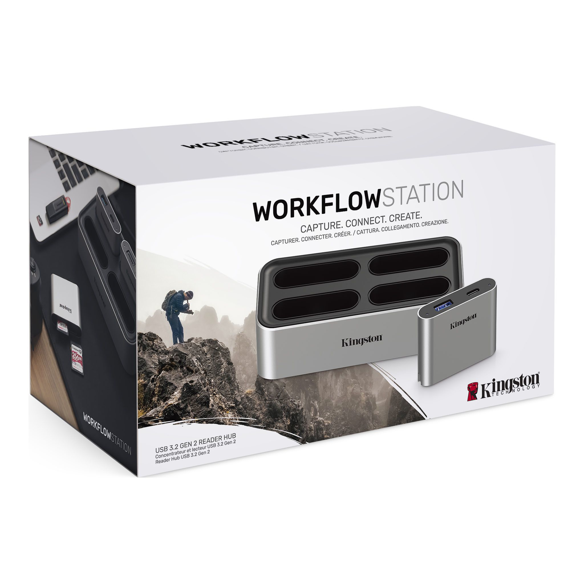 Kingston Workflow Station - Dockingstation - USB-C 3.2 Gen 2