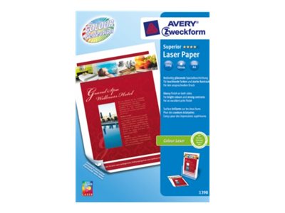 Avery Zweckform Superior Colour Laser Paper 1398 - Glänzend - weiß - A4 (210 x 297 mm)