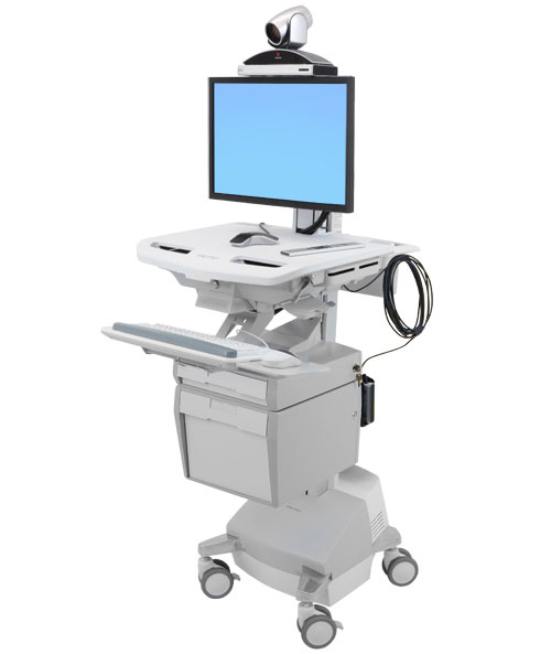 Ergotron Telemedicine - Wagen für LCD-Display / PC-Ausrüstung (offene Architektur)