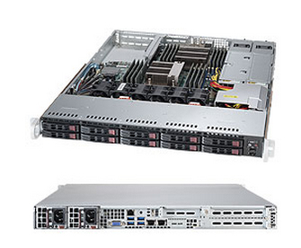 Supermicro SuperServer 1028R-WC1R - Server - Rack-Montage - 1U - zweiweg - keine CPU - RAM 0 GB - SATA/SAS - Hot-Swap 6.4 cm (2.5")