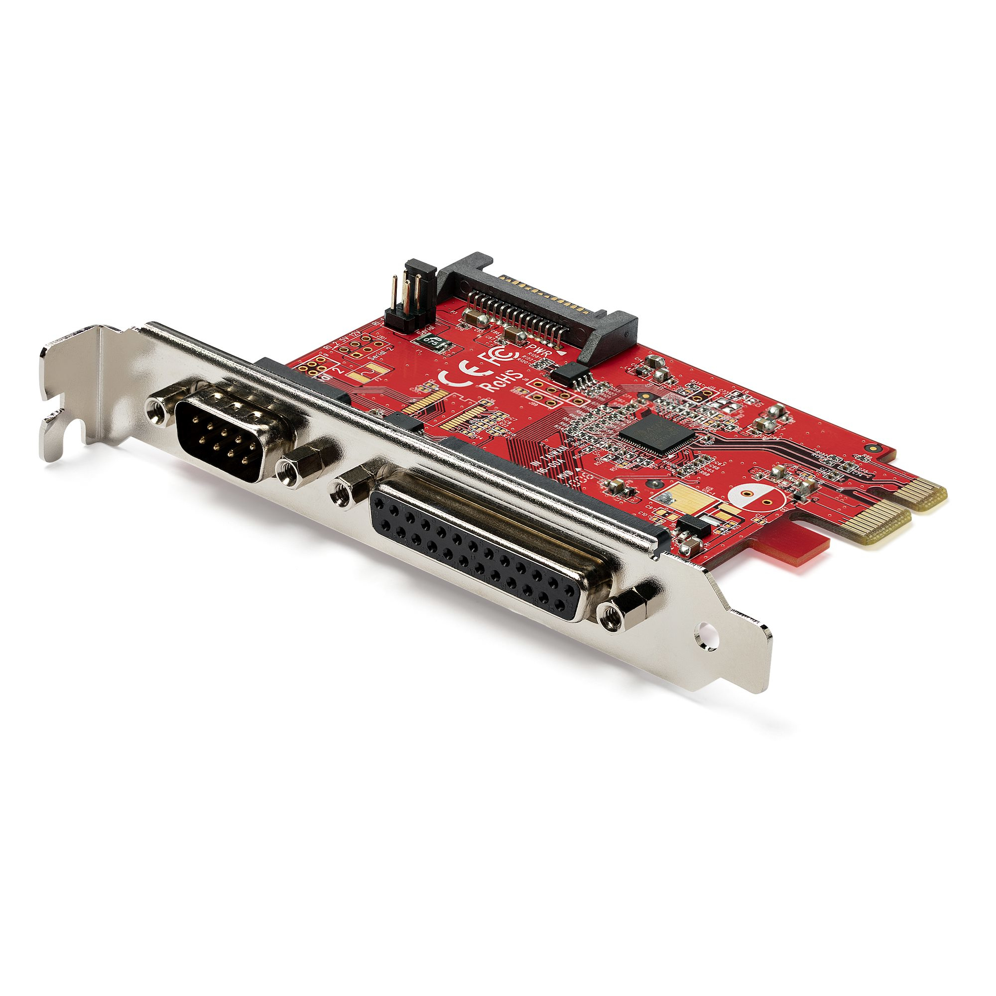 StarTech.com PCIe-Karte mit serieller und paralleler Schnittstelle - PCI-Express-Kombi-Adapterkarte mit 1x DB25-Parallelschnittstelle & 1x serieller RS232-Schnittstelle (PEX1S1P950)