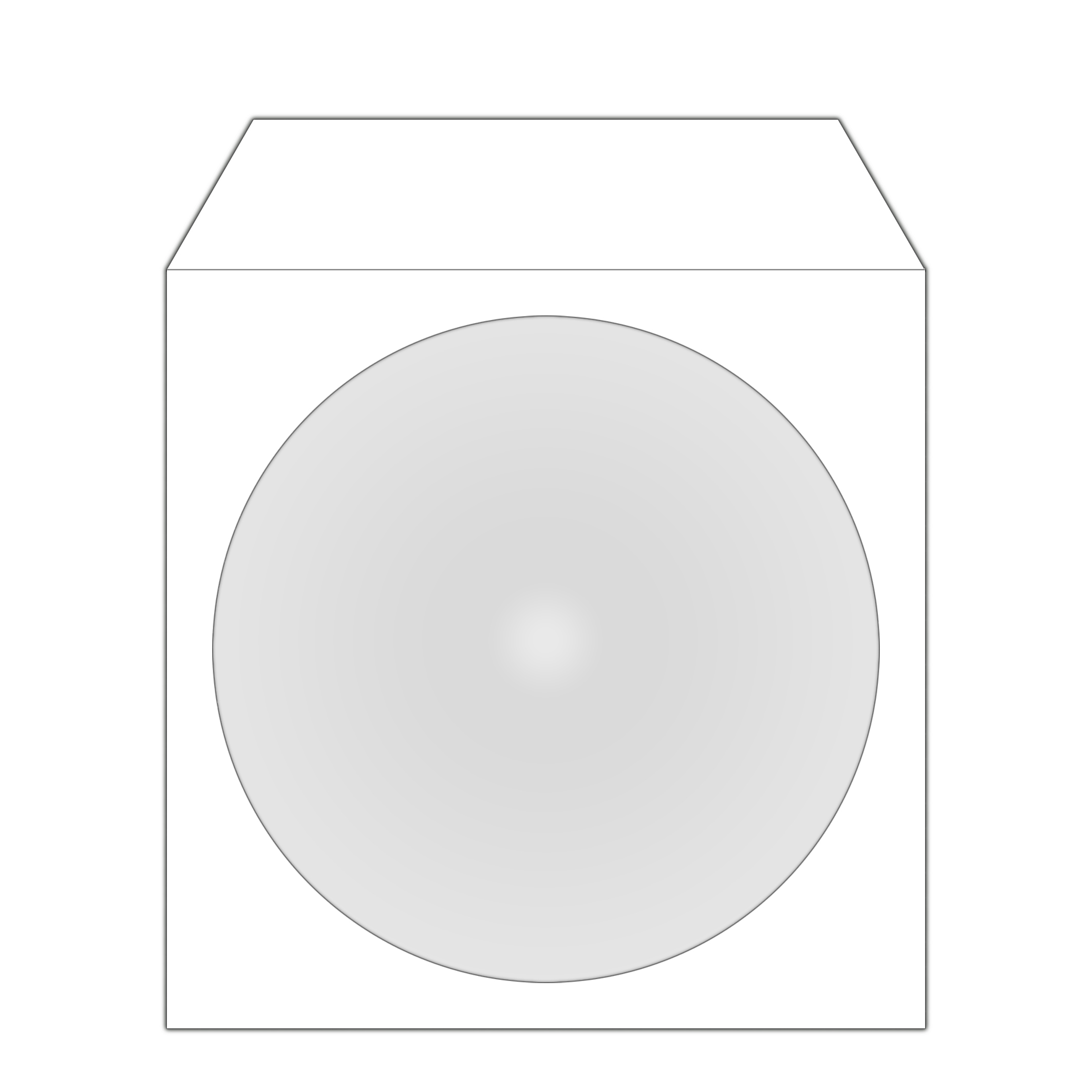 MEDIARANGE BOX62 - Schutzhülle - 1 Disks - Weiß - Papier - 120 mm - 125 mm