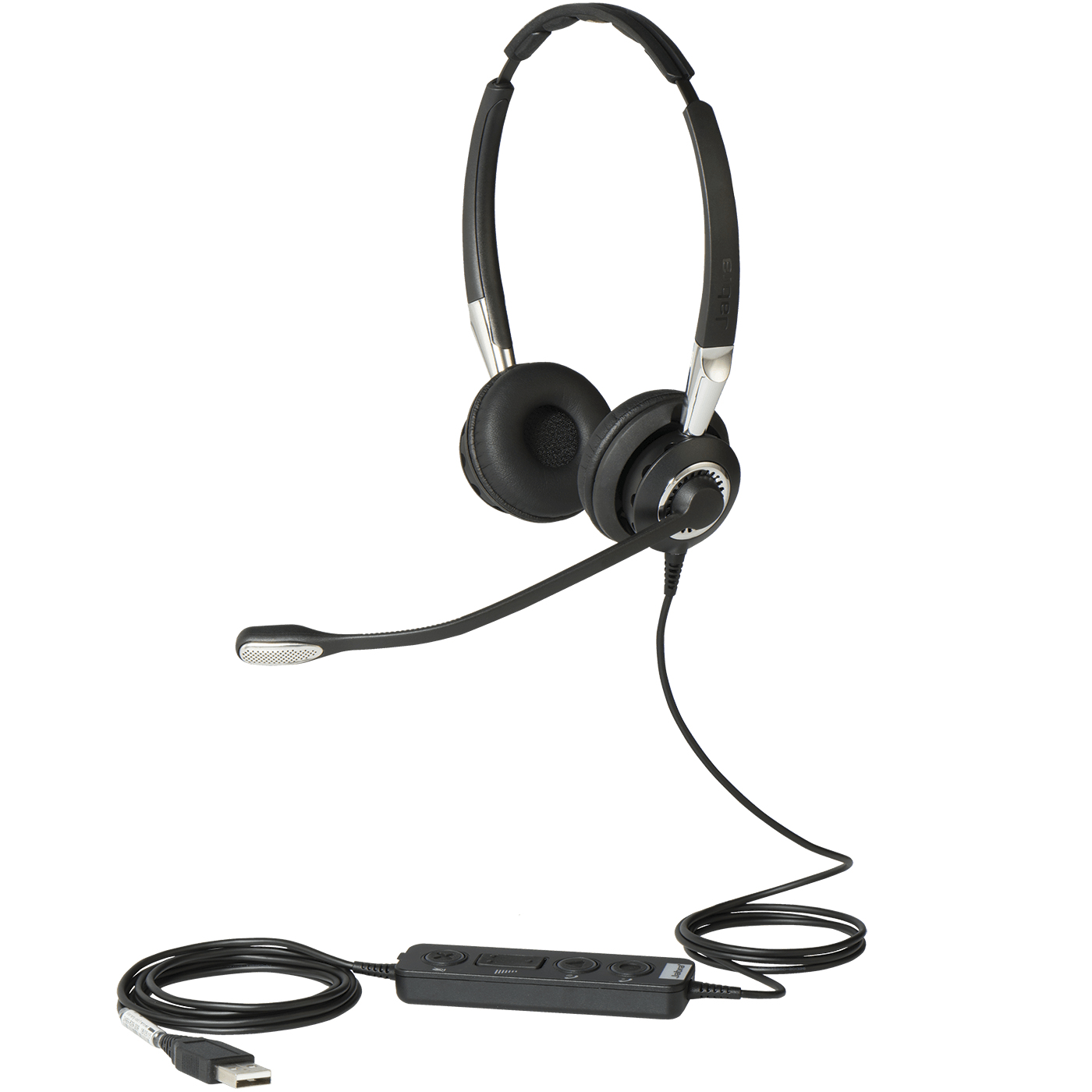 Jabra BIZ 2400 II USB Duo CC - Headset - On-Ear