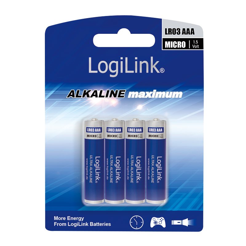 LogiLink Ultra Power Micro - Batterie 4 x AAA