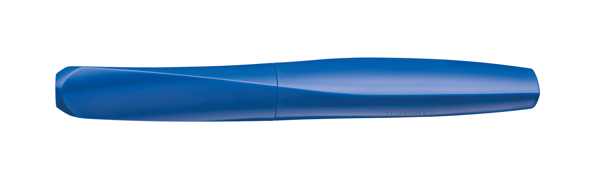 Pelikan Füllh. Twist P457 Deep Blue M +2TP Blister - Blau - Rundspitze - Edelstahl - Medium - Beidhändig - Deutschland
