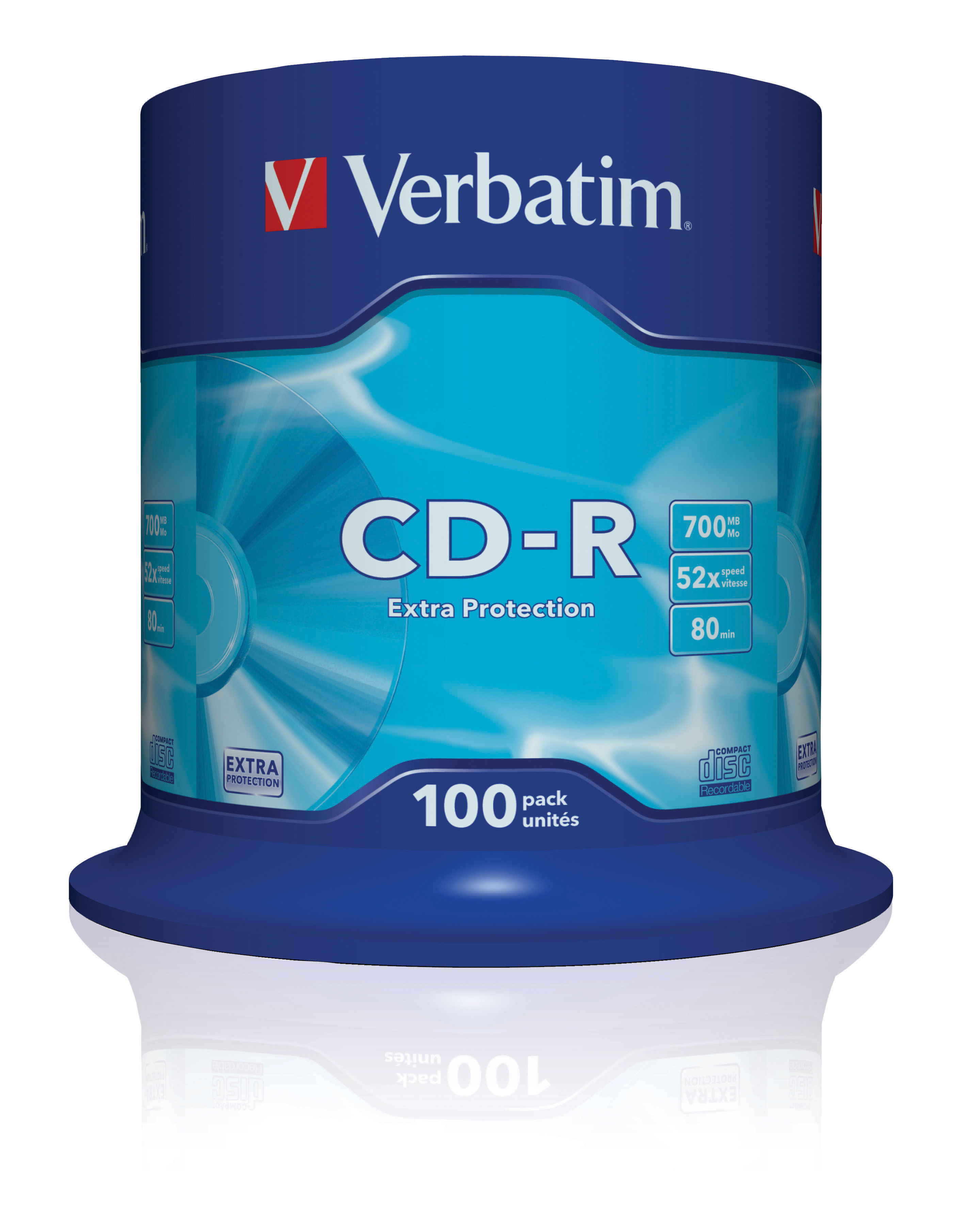 Verbatim 100 x CD-R - 700 MB (80 Min) 52x