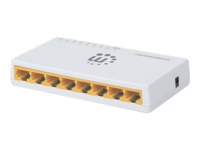 Manhattan 8-Port Gigabit Ethernet Switch, Desktop Size, Plastic, IEEE 802.3az (Energy Efficient Ethernet)