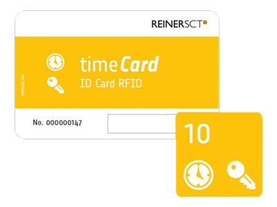 ReinerSCT timeCard ID Card RFID - RF Proximity Card (Packung mit 10)
