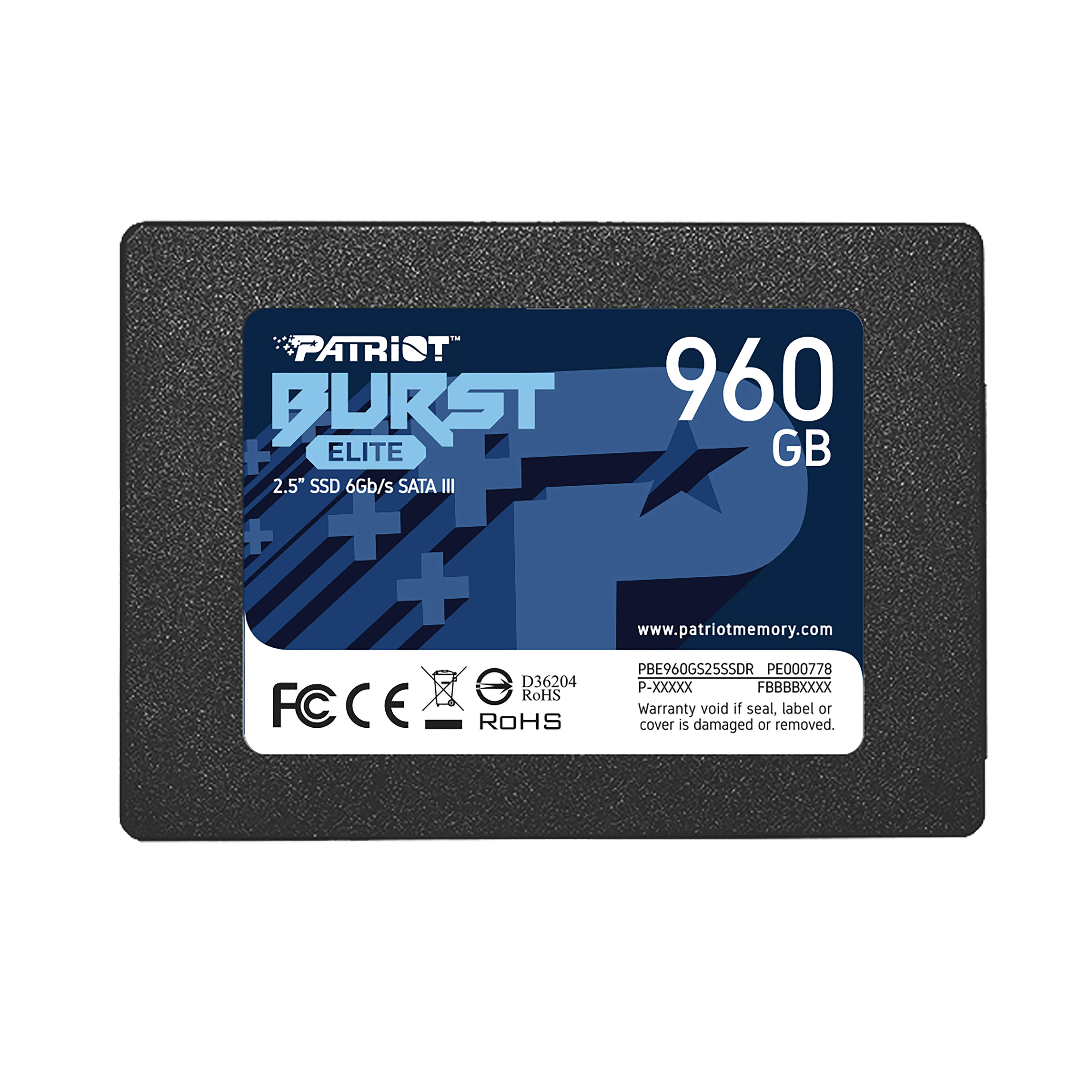 PATRIOT Burst Elite - SSD - 960 GB - intern - 2.5" (6.4 cm)
