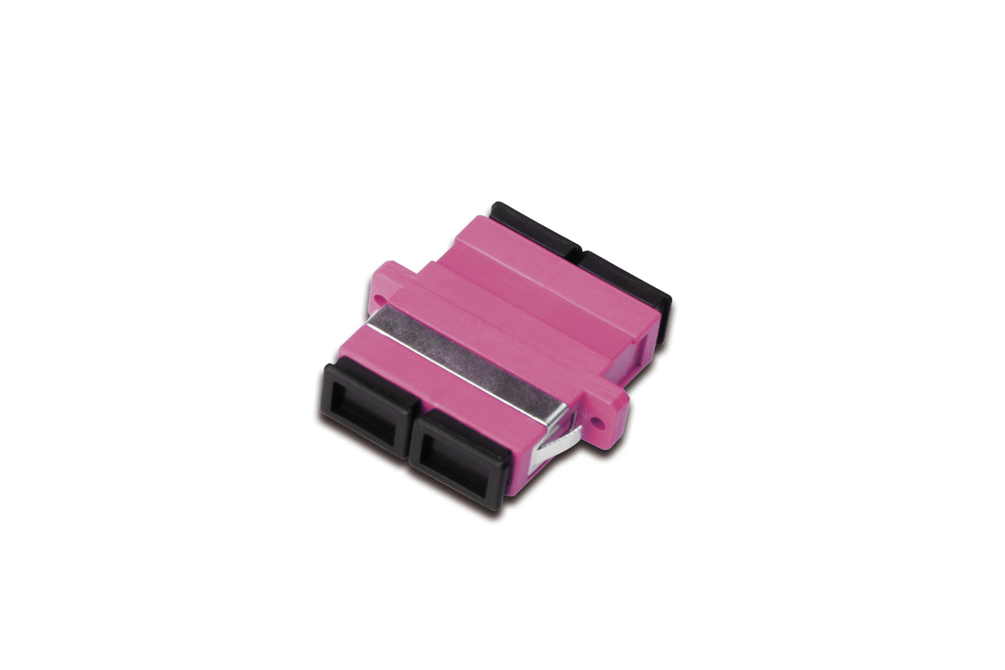 DIGITUS SC / SC Duplex Coupler, OM4,  Farbe pink