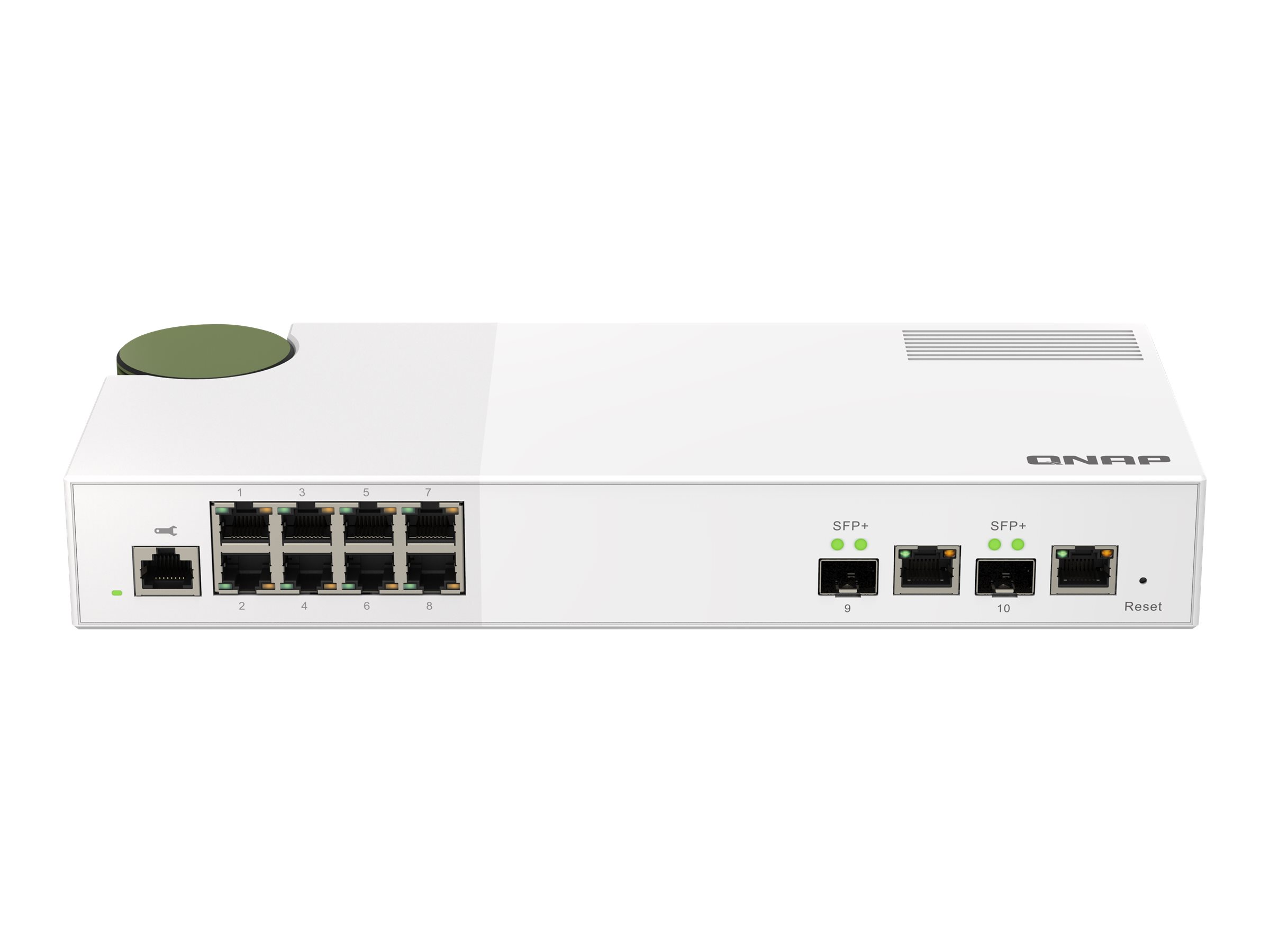 QNAP QSW-M2108-2C - Switch - managed - 2 x 10 Gigabit SFP+ + 8 x 2.5GBase-T
