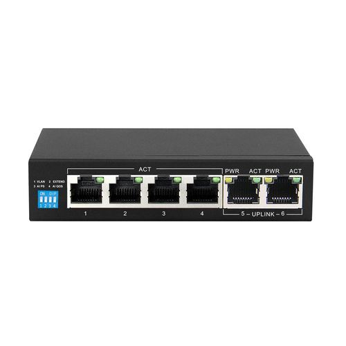 Extralink EX.14305 - Unmanaged - L2 - Gigabit Ethernet (10/100/1000) - Vollduplex - Power over Ethernet (PoE)