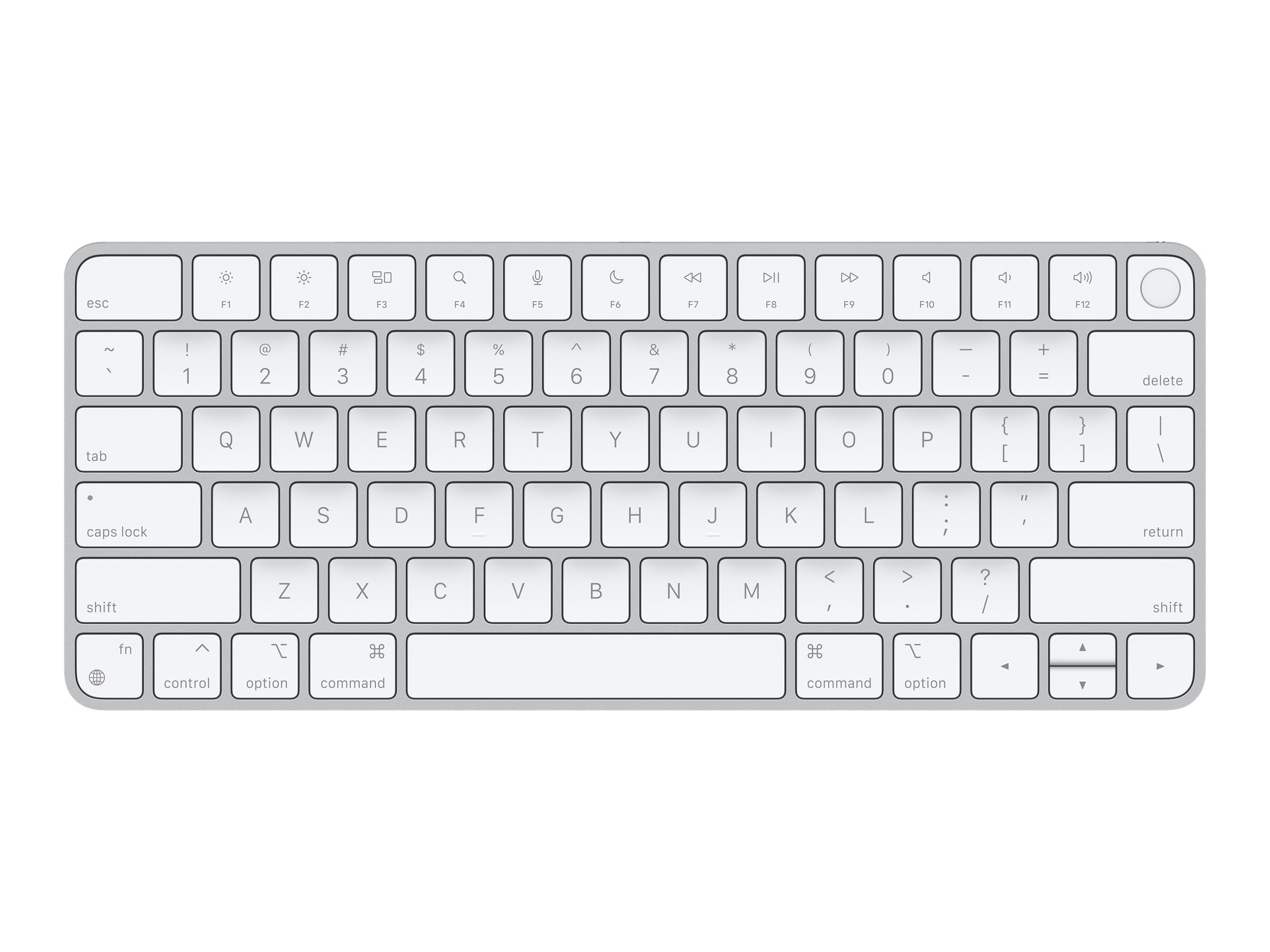 Apple Magic Keyboard with Touch ID - Tastatur - Bluetooth, USB-C - QWERTY - Norwegisch - für iMac (Anfang 2021)
