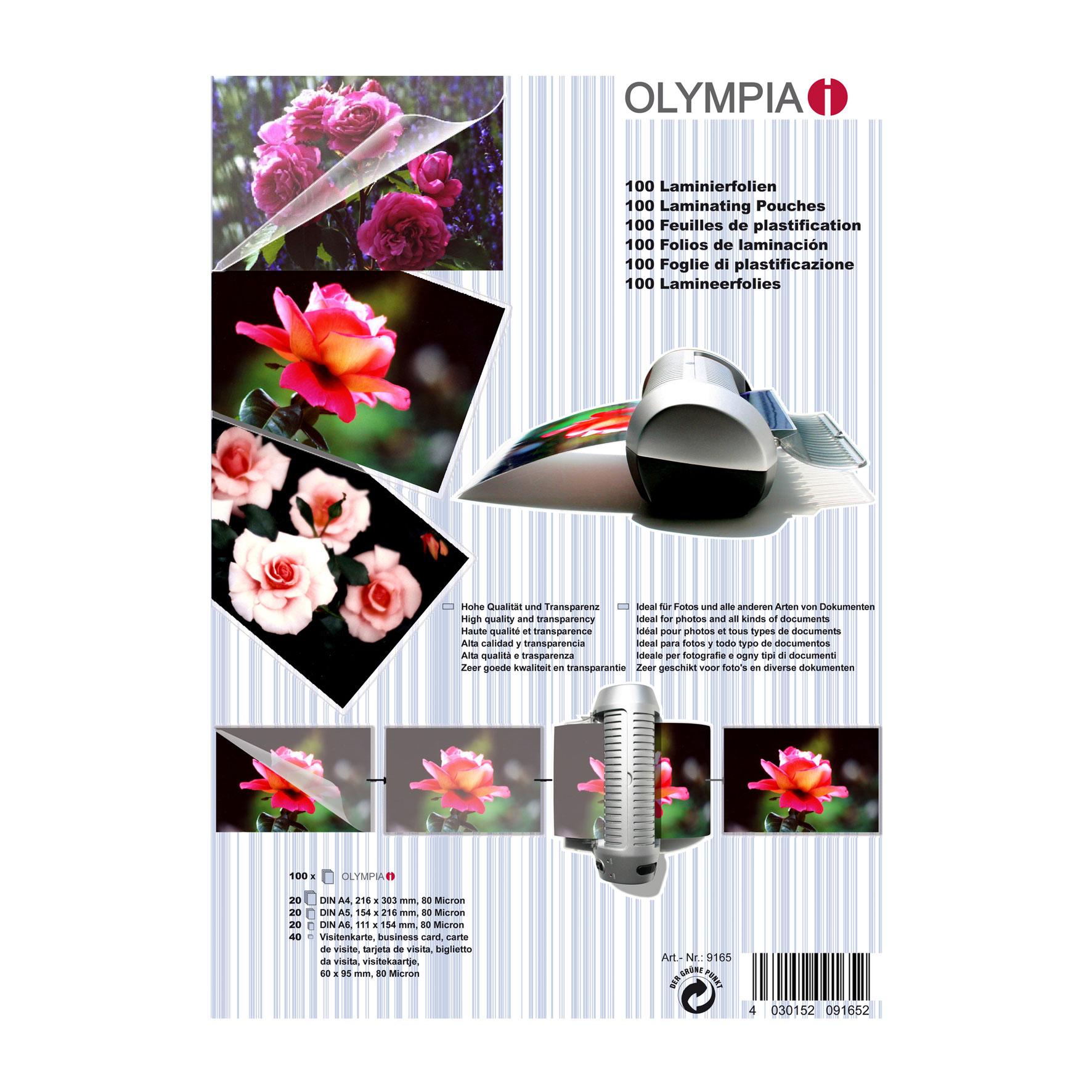Olympia 100er-Pack - durchsichtig - Taschen