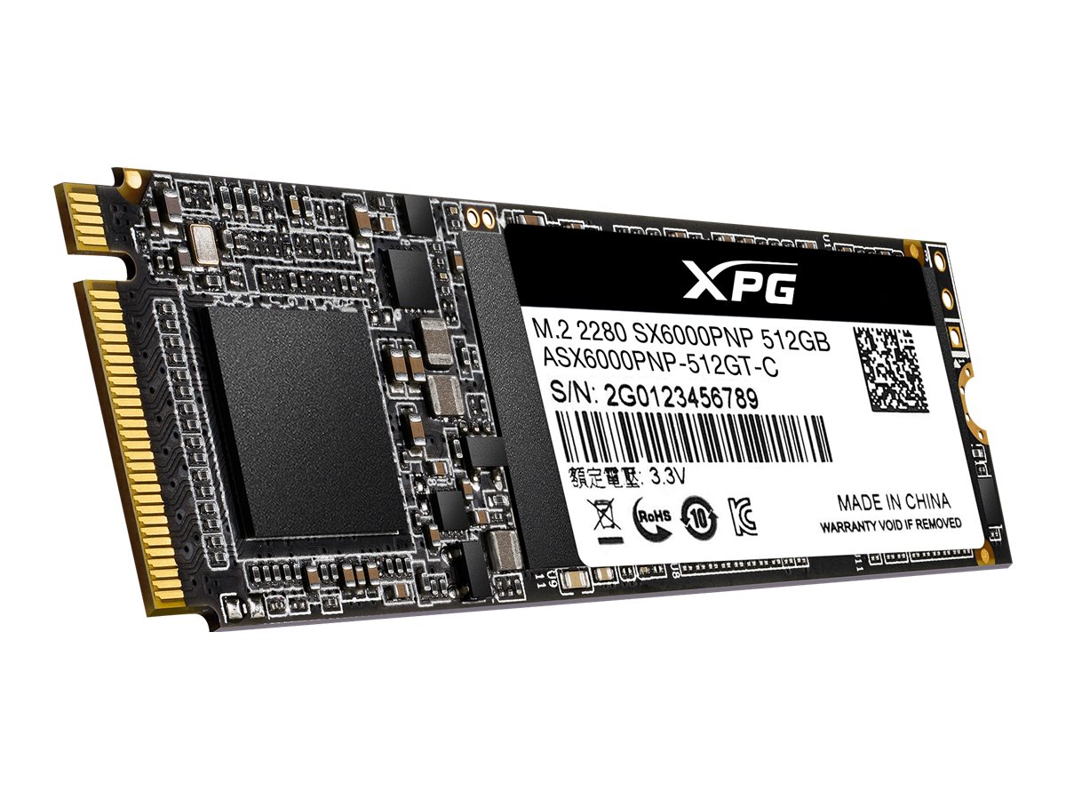 ADATA XPG SX6000 Pro - SSD - 512 GB - intern - M.2 2280 - PCIe 3.0 x4 (NVMe)
