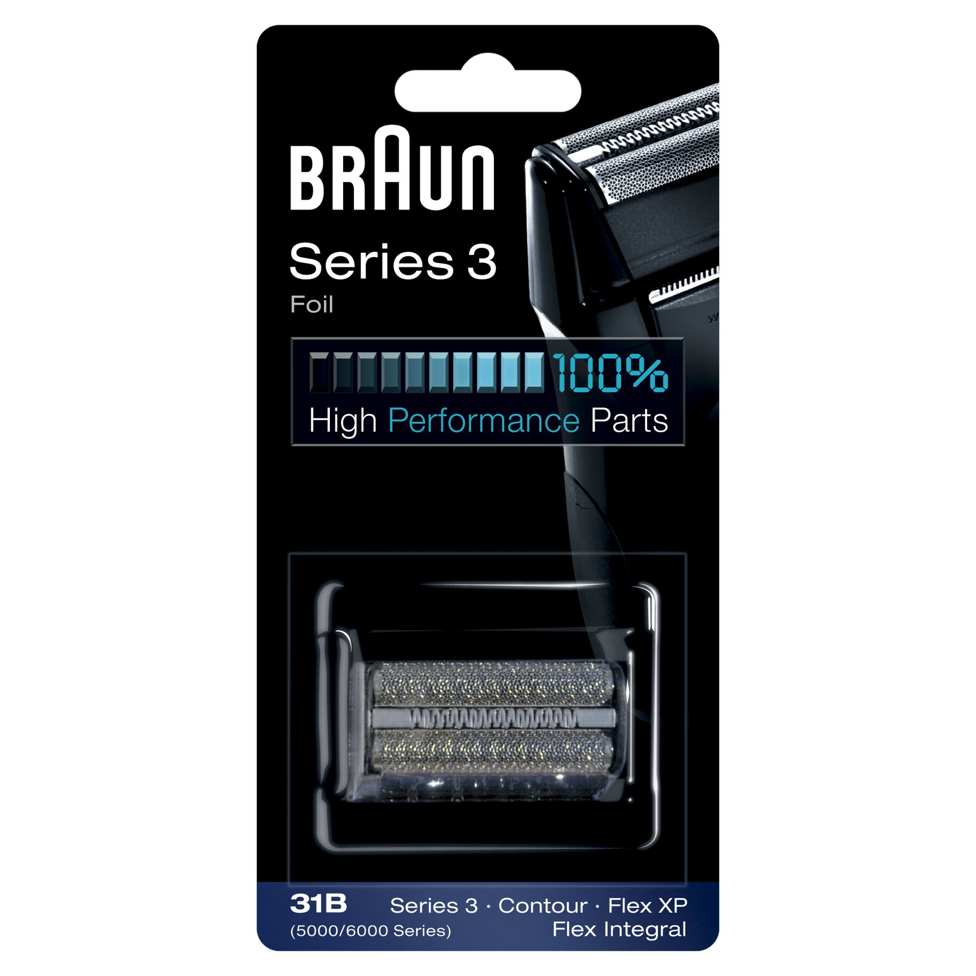 Braun 31B - Ersatzscherblatt und Schermesser