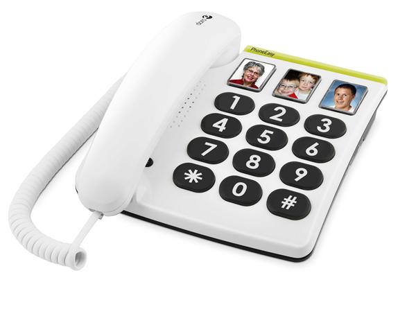 Doro PhoneEasy 331ph - Telefon mit Schnur - Grau