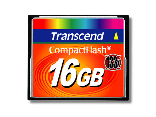 Transcend Flash-Speicherkarte - 16 GB - 133x