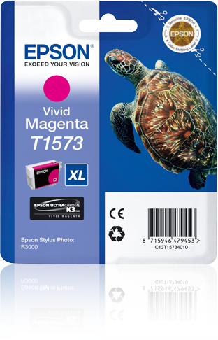 Epson T1573 - 25.9 ml - Vivid Magenta - Original