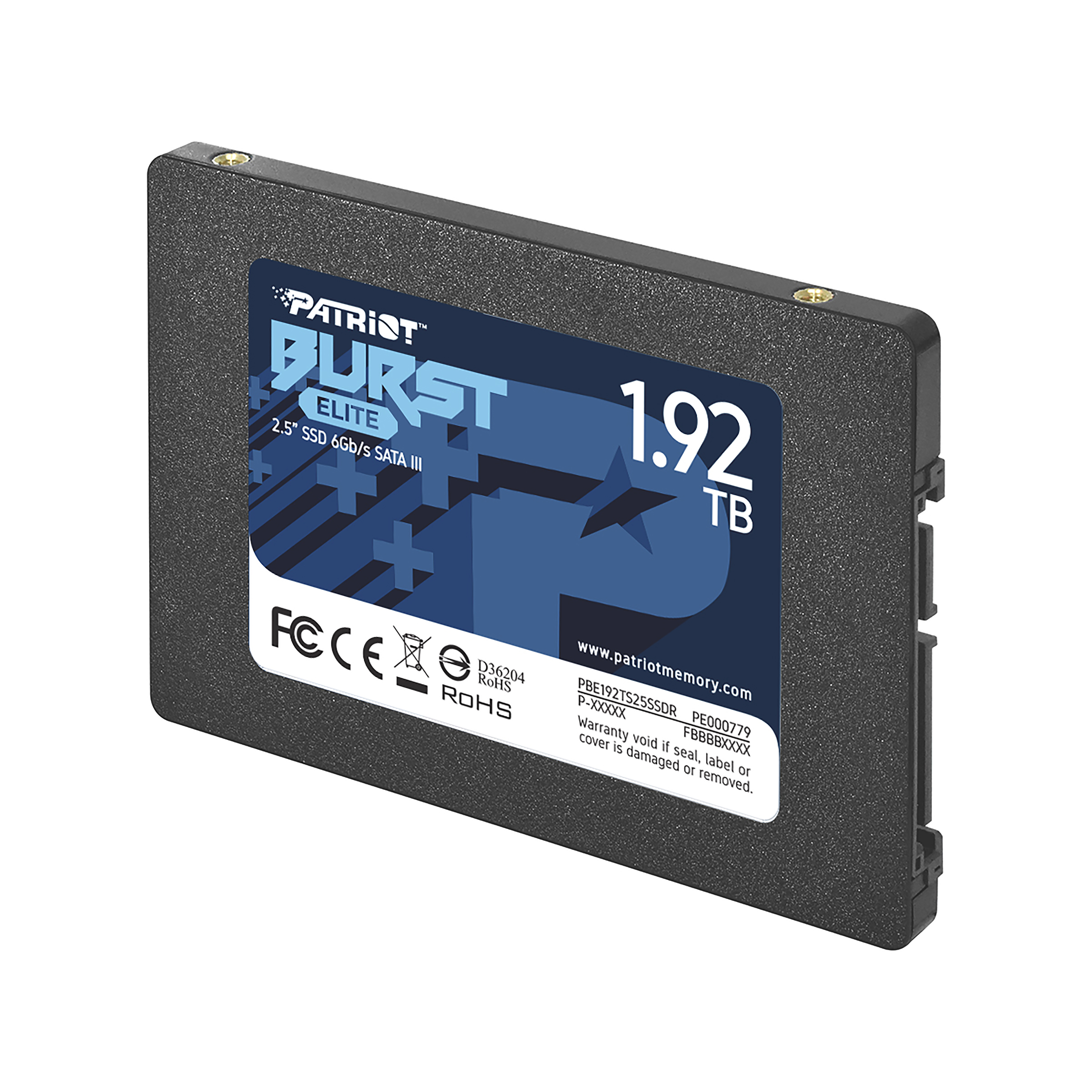 PATRIOT Burst Elite - SSD - 1.92 TB - intern - 2.5" (6.4 cm)