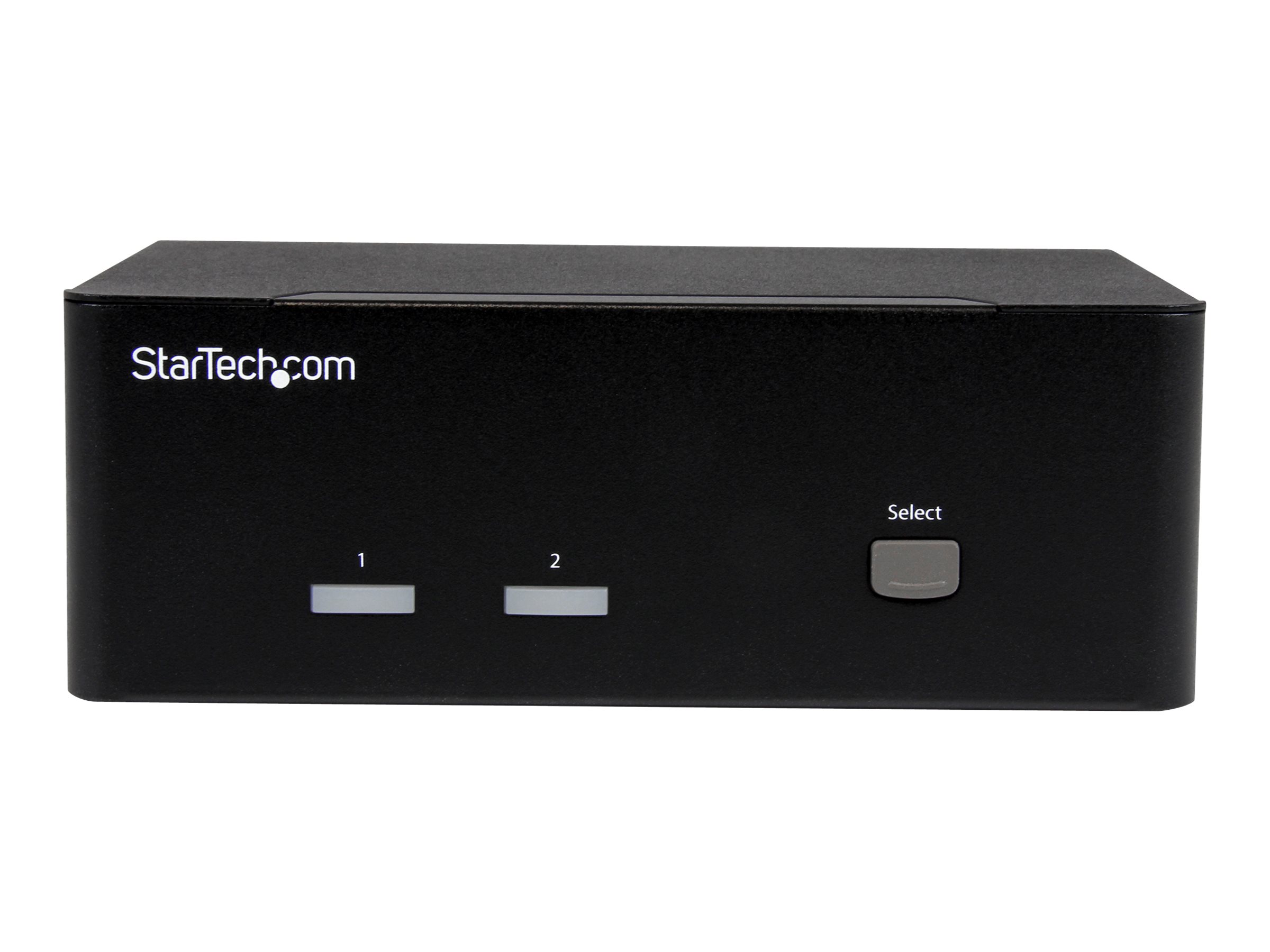StarTech.com 2 Port KVM Switch mit Dual-VGA und 2-fach USB Hub