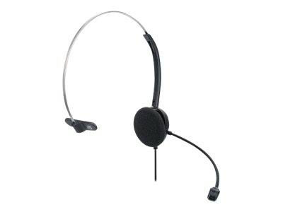 Manhattan Mono On-Ear Headset (USB), Microphone Boom (padded)