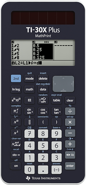 TI TI-30X Plus MathPrint - Wissenschaftlicher Taschenrechner