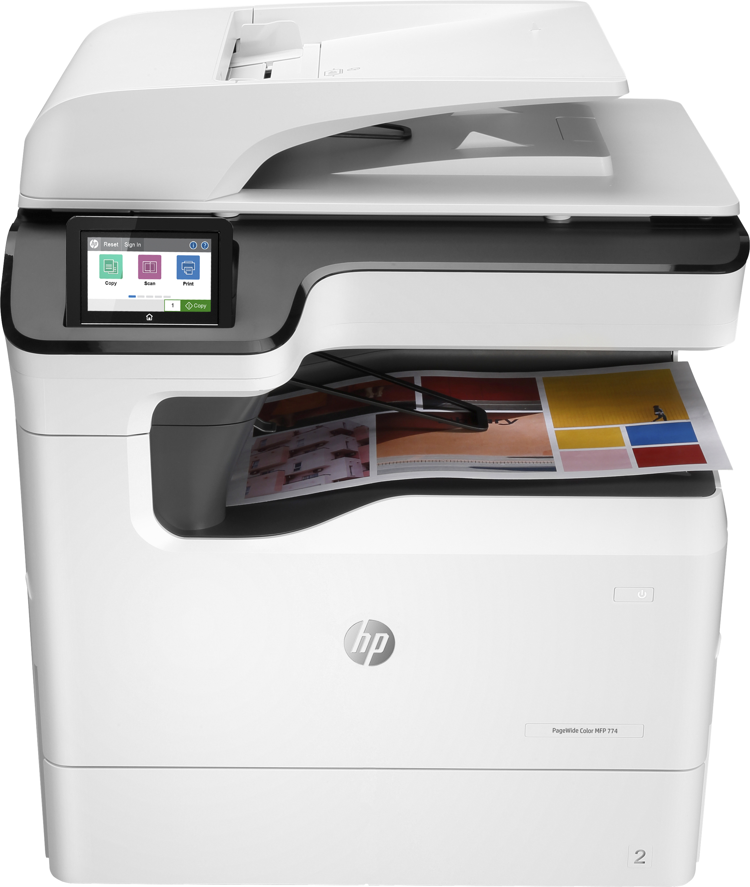 HP PageWide Color MFP 774dn - Multifunktionsdrucker - Farbe - seitenbreite Palette - 297 x 864 mm (Original)