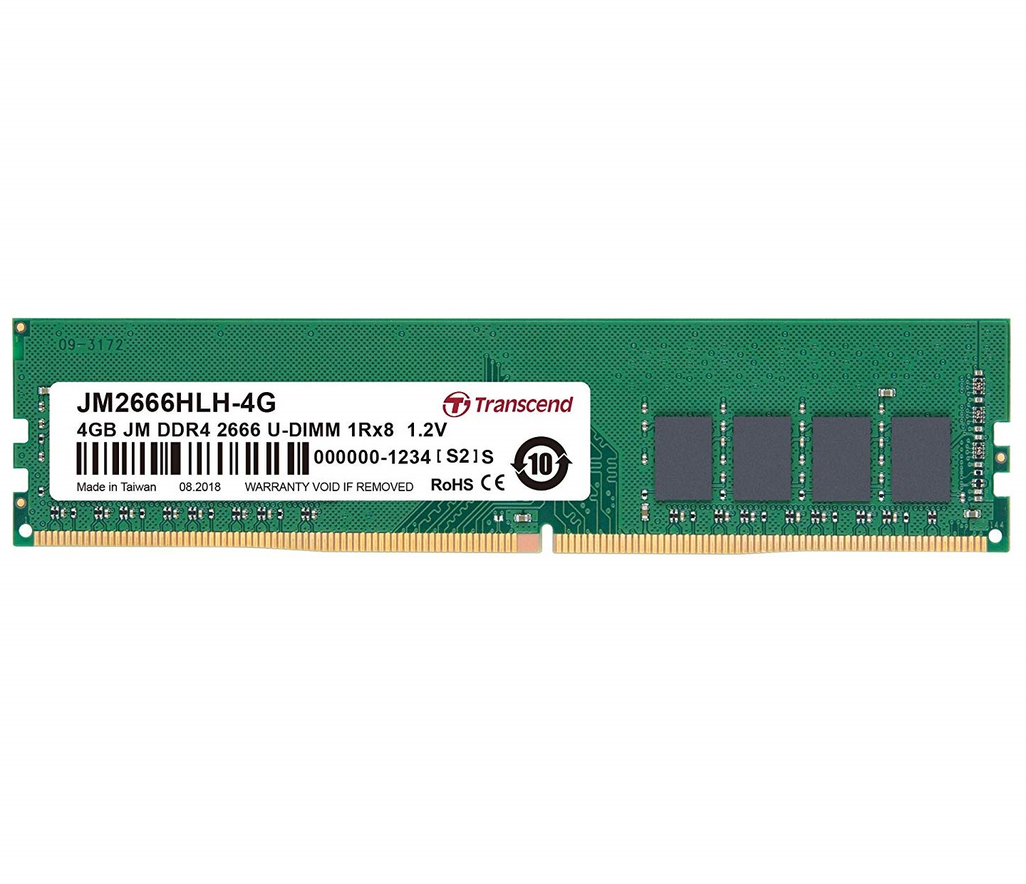 Transcend JetRAM - DDR4 - Modul - 4 GB - DIMM 288-PIN