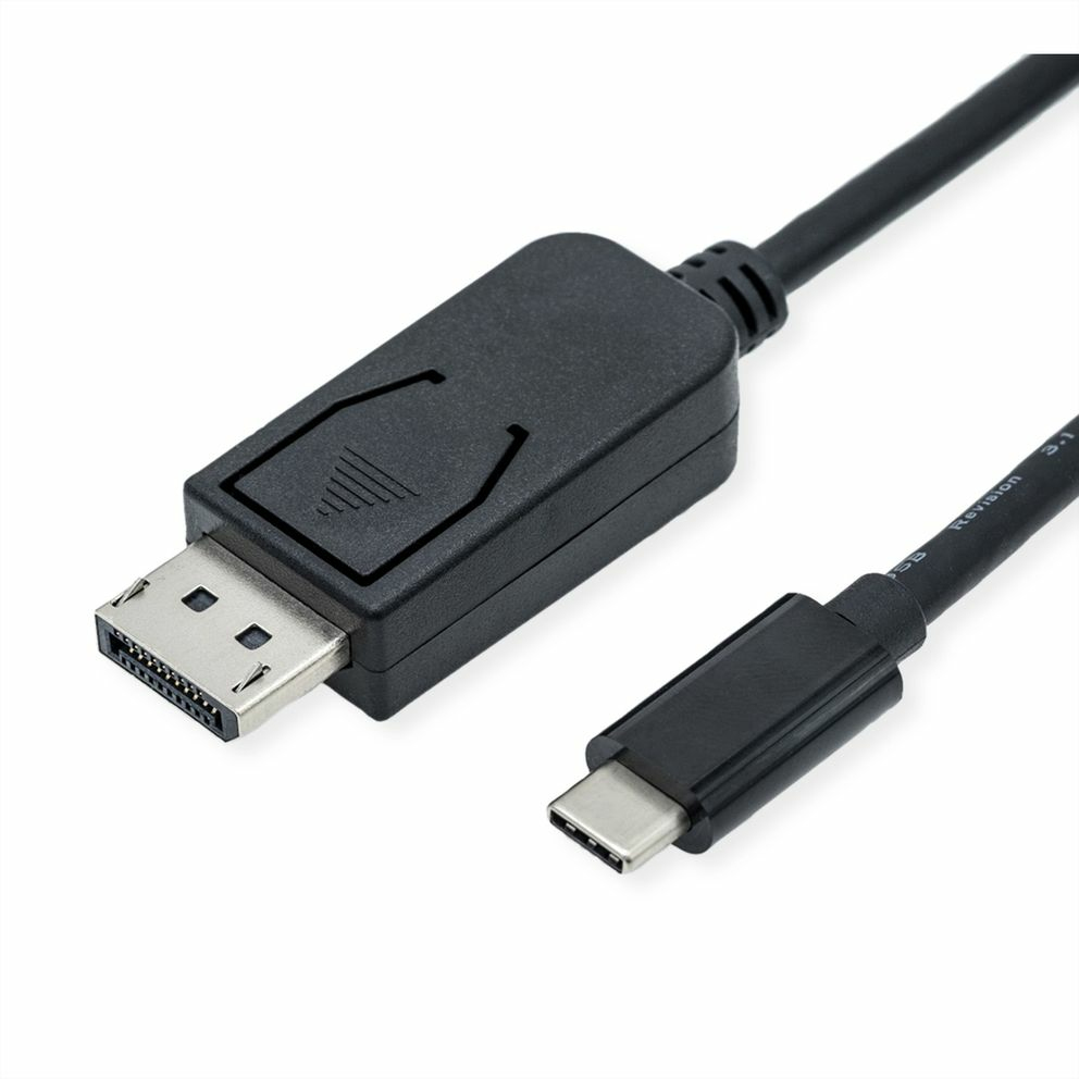 ROLINE DisplayPort-Kabel - USB-C (M) zu DisplayPort (M)