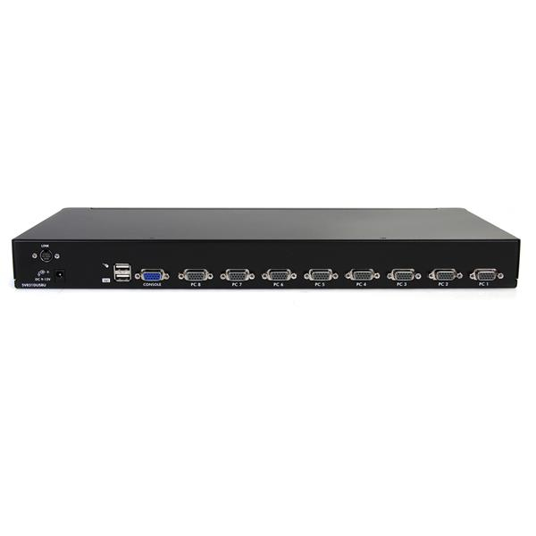 StarTech.com 8-Port USB KVM Swith with OSD - TAA Compliant - 1U Rack Mountable VGA KVM Switch (SV831DUSBU)