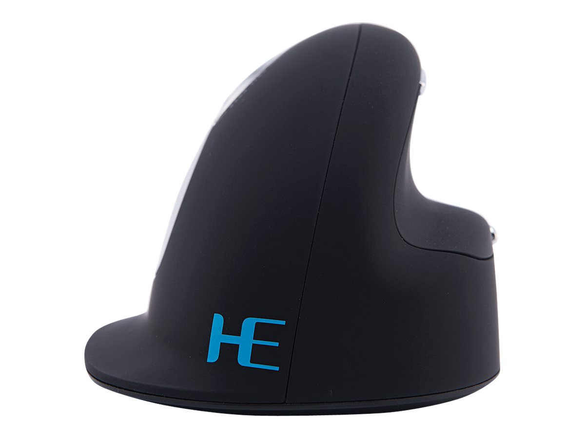R-Go HE Mouse - Maus - ergonomisch - Für Linkshänder - 5 Tasten - kabellos - 2.4 GHz - kabelloser Empfänger (USB)