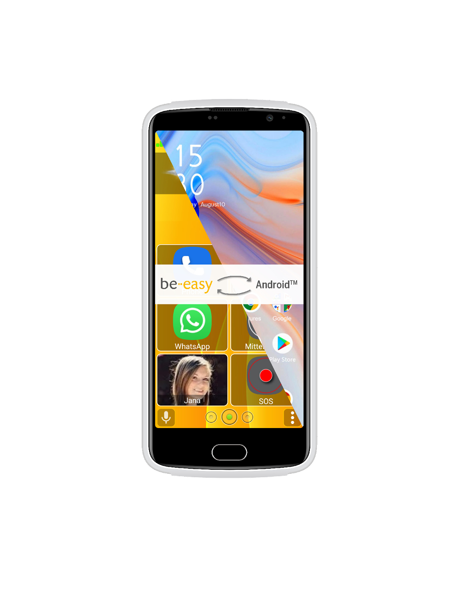 Bea-fon M7 Lite premium - 14 cm (5.5 Zoll) - 3 GB - 32 GB - 13 MP - Android 11 - Weiß