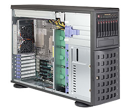 Supermicro SuperServer 7048R-C1RT4+ - Server - Tower - 4U - zweiweg - keine CPU - RAM 0 GB - SATA/SAS - Hot-Swap 6.4 cm, 8.9 cm (2.5", 3.5")
