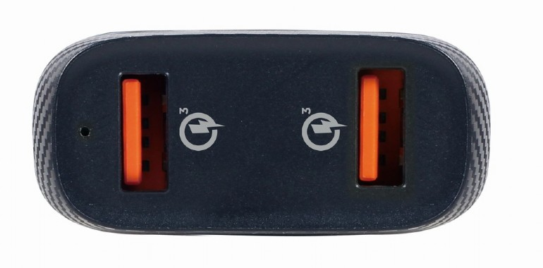 Gembird Auto-Netzteil - 36 Watt - 3 A - QC 3.0 - 2 Ausgabeanschlussstellen (2 x USB)