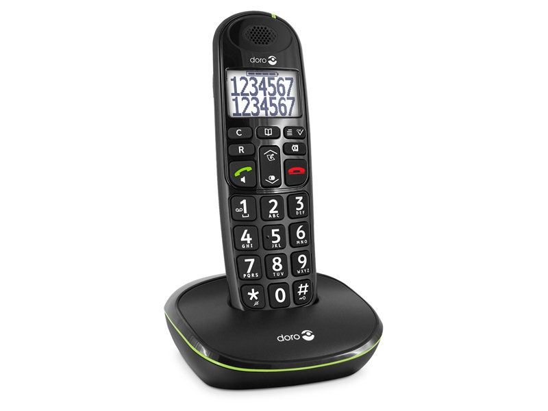 Doro PhoneEasy 110 - Schnurlostelefon mit Rufnummernanzeige/Anklopffunktion