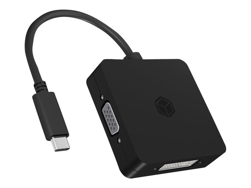 ICY BOX IB-DK1104-C - Videoadapter - USB-C männlich zu HD-15 (VGA)