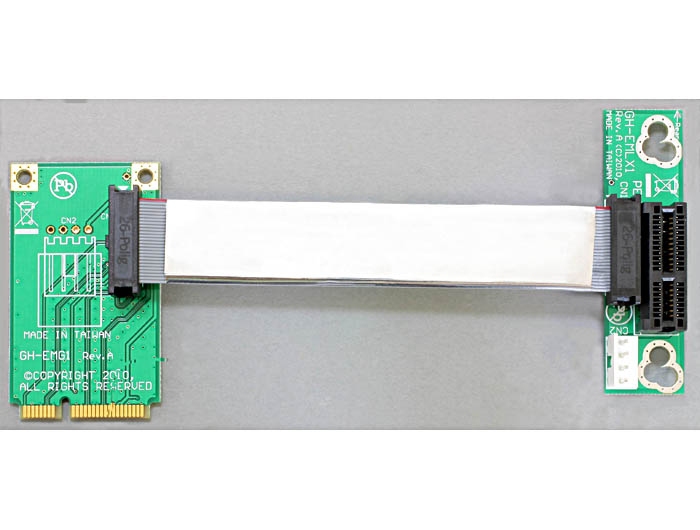 Delock Riser card Mini PCI Express > PCI Express x1 left insertion