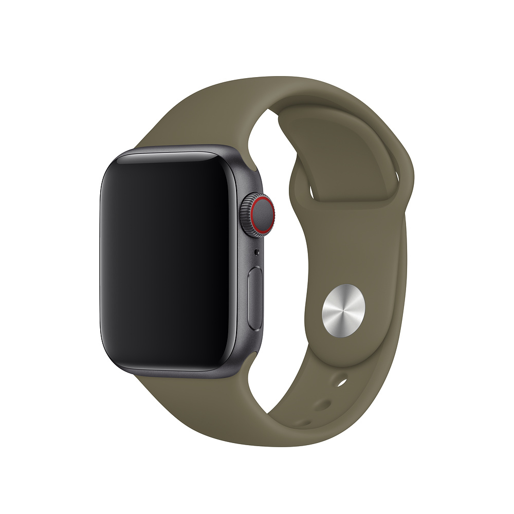 Apple 44mm Sport Band - Uhrarmband für Smartwatch - Normalgröße - Khakifarben - für Watch (42 mm, 44 mm, 45 mm, 49 mm)