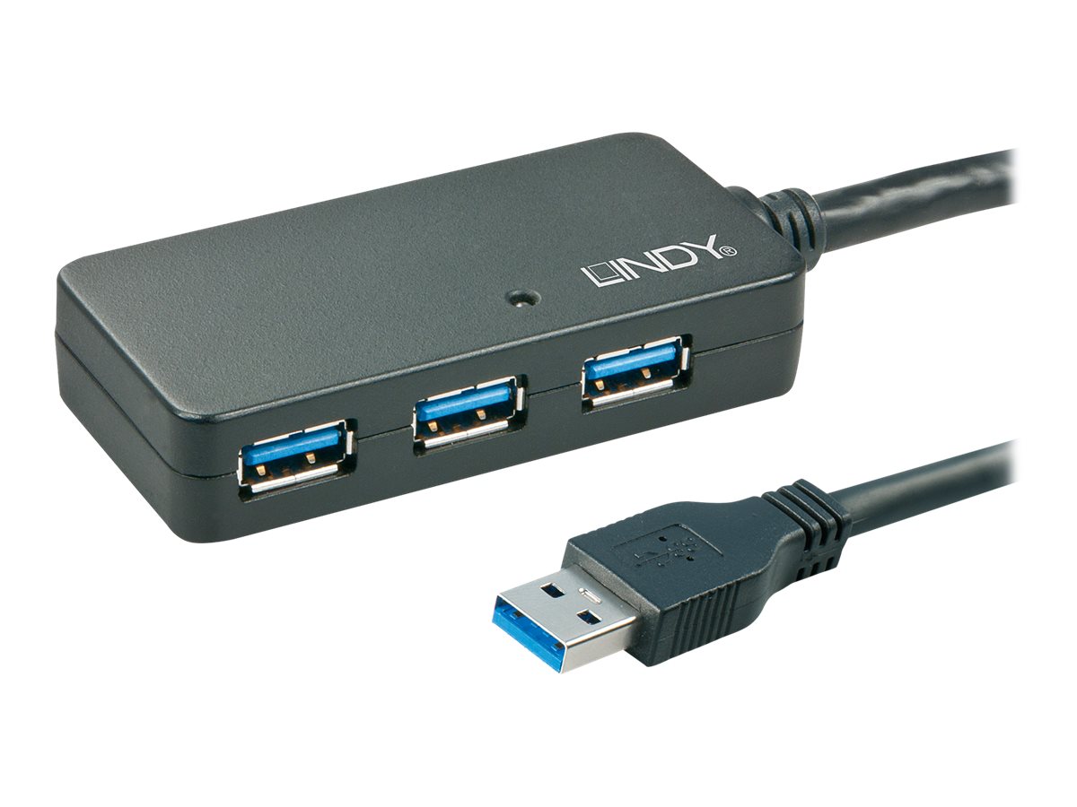 Lindy USB 3.0 Active Extension Pro 4 Port Hub