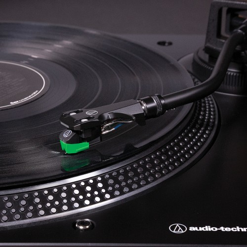 Audio-Technica AT-LP120X - Plattenspieler mit Direktantrieb - Manuell - Schwarz - Aluminium - 33 1/3,45,78 RPM - 33,45,78 RPM