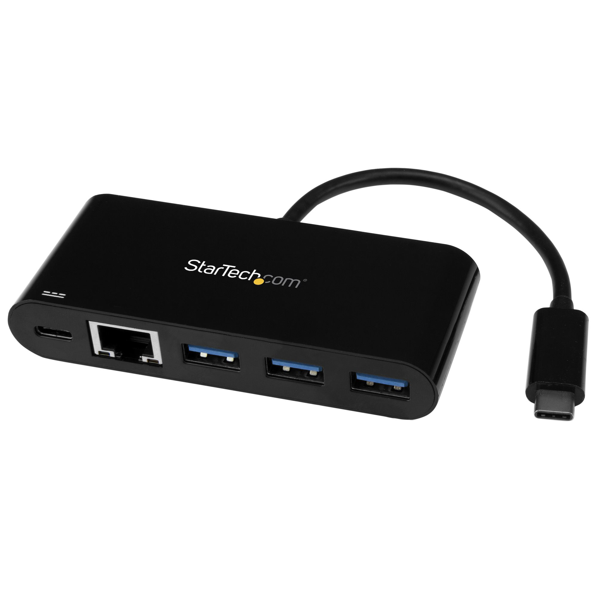 StarTech.com 3 Port USB 3.0 Hub mit Gigabit Ethernet und Stromversorgung
