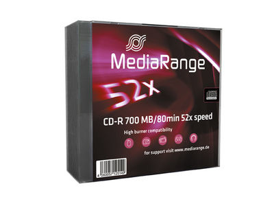 MEDIARANGE 10 x CD-R - 700 MB (80 Min) 52x